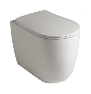 Сиденье для унитаза Kerasan Nolita 539130 с крышкой белое